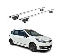 Dachträger für Renault Scenic mk3 / X-Mod 2009-2016 90kg Alu Silber 2x ABE