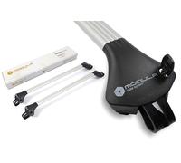 MODULA Case System Oval Bar silber Dachträgersystem für offene Reling