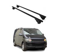 Dachträger für VW T5 T6 Transporter Multivan Caravelle 2003-2024 75kg Schwarz 2x