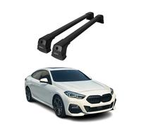 Dachträger Gepäckträger für BMW 1er F40 2019-2024 Grundträger Alu Schwarz 2x