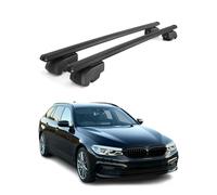 Dachträger Gepäckträger für BMW 5er G31 Touring 2017-2023 ABE Alu Schwarz 2x