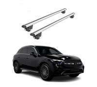 Dachträger Grundtäger für Mercedes GLC X254 2022-2025 100kg Alu Silber 2 tlg ABE