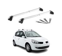 Dachträger Grundtäger für Renault Scenic mk3 / X-Mod 2009-2016 Alu Grau 2x ABE