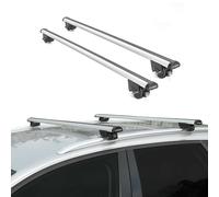 Dachträger Grundtäger für Skoda Karoq 2017-2025 100kg Aluminium Silber 2 tlg ABE