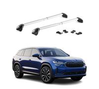 Dachträger Grundtäger für Skoda Kodiaq 2016-2024 100kg Aluminium Silber 2x ABE