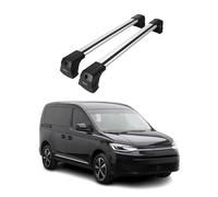 Dachträger Grundtäger für VW ID.Buzz 2022-2025 75kg Aluminium Silber 2 tlg