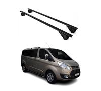 Dachträger Grundträger für Ford Tourneo Custom 2012-2023 75kg Stahl Schwarz 2x