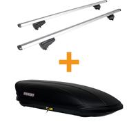 Dachträger Menabo + Dachbox Menabo Marathon 400 für Chevrolet Trax SUV Typ TR58