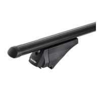 Alu Dachträger Tiger schwarz Relingträger 135 cm 75 kg für aufliegende Dachreling