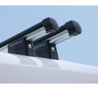 Dachträger Opel Vivaro C / Zafira Life (03/2019 bis ...) normales Dach H1 2 Trägerbarren - KARGO PLUS Aluminium Schwerlastträger - N30352