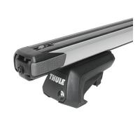 Für VW Touareg 05.2010 - 09.2014 THULE Dachträger SlideBar Aluminium silber NEU