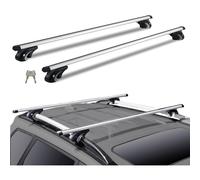 Dachträger Universal Aluminium 90kg Fahrrad Skier Dachgepäckträger