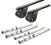 Dachträger VDP VDP Fix&Slide Duo kompatibel mit für Nissan Qashqai II ohne Reling 5Türer ab 14