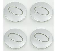 DADYM Nabendeckel für Land Rover Discovery Sport 2014-2019,62mm Radnabenabdeckung Set ABS Kunststoff Aluminium Nabenkappen für Felgen Radnaben Felgendeckel Felgenkappen,Silver-1