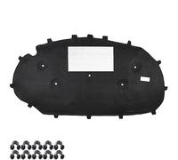 Dämmatte Motorhaube Motorhaubendämmung mit Clips Motorraumdämmung Passt Für VW Golf 6 VI