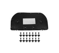 Dämmmatte Für Toyota Für Prado 2010-2020 Motorraum-Schallschutzmatte Aus Baumwolle Zur Wärme- Und Geräuschdämmung Schallschutzmatte(Black A)