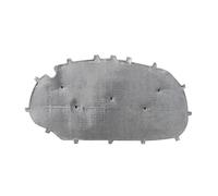 Dämmmatte Motorhaube Für VW Für Golf 6 Für GTI Aluminiumfolie Motorraum-Schalldämmmatte Aus Baumwolle Zur Geräuschreduzierung(Silber)