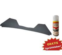 Dämmmatte Motorraumdämmung + Gratis Kleber für Mercedes W124 Motorhaube schmal