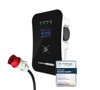 DAHEIM LADEN.DE Smart PRO Wallbox 11kW ohne Ladekabel - mit 16A CEE Anschlusskabel - mit App, PV-Überschussladen, Lastmanagement, RFID, 14a