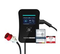 DAHEIM LADEN.DE Touch PRO Wallbox 11kW, mit 5m Ladekabel - mit 16A CEE Anschlusset- mit App, MID-Stromzähler, PV-Überschussladen, Lastmanagement, RFID, 14a