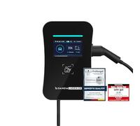 DAHEIM LADEN.DE Touch PRO Wallbox 22kW mit 7,5m Ladekabel, mit App, MID-Stromzähler, PV-Überschussladen, Lastmanagement, RFID, 14a