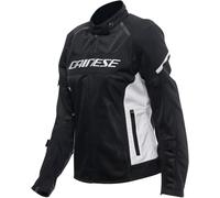 Dainese - Air Frame 3 Tex Jacket Wmn, Sommer-Motorradjacke mit herausnehmbarem, winddichtem Innenfutter, Frau, Schwarz/Weiß/Weiß, 48