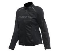 Dainese - Air Frame 3 Tex Jacket Wmn, Sommer-Motorradjacke mit herausnehmbarem, winddichtem Innenfutter, Frau, Schwarz/Schwarz/Schwarz, 52
