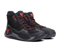 Dainese - Atipica Air 2 Shoes, Sommer Motorradschuhe, Mesh Gewebe, Schützende Verstärkungen, Groundtrax Asymmetrische Sohlen, Schuhe Für Herren, Schwarz/Fluo Rot, 38