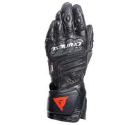 Dainese - Carbon 4 Long Gloves, Lange Sport-Motorradhandschuhe aus Leder, Knöchelschoner aus Carbon, Mann, Schwarz/Schwarz/Schwarz, XXXL