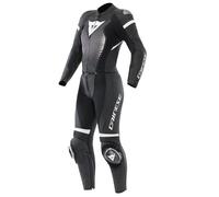 Dainese Fulminea 2.0 Damen 2-Teiler Motorrad Lederkombi, schwarz-weiss, Größe 44