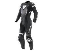 Fulminea 2PC Damen Zweiteiler Lederkombi Schwarz Weiß, 40 40 schwarz weiß