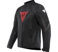 Dainese - Air Graphics Tex Jacket, Sommer Motorradjacke, belüftet und leicht, mit weichen Protektoren an Schultern und Ellenbogen, Mann, Schwarz/Rot Diamant, 48