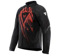 Dainese Herosphere Tex Motorradjacke - Schwarz/Rot Asphalt (08J)