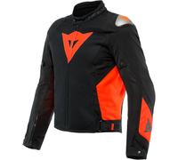 Dainese - Energyca Air Tex Jacket, Cordura Motorradjacke Herren, Abriebfeste Motorrad Jacke mit Winddichtem Futter, Atmungsaktive Jacke mit Austauschbarem Schulterschutz, Schwarz/Rot