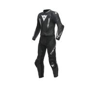Dainese Laguna Seca 5 2-Teiler Motorrad Lederkombi, schwarz/weiß, 50