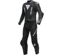 Lederkombi Mann Dainese LAGUNA SECA 5 2PCS Schwarz/Schwarz/Weiß