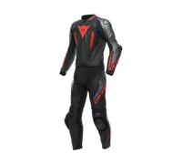 zweiteiler Lederkombi Dainese Laguna Seca 5 2PCS black anthracite red fluo, 58 58 black/anthracite/fluo-re