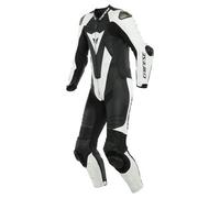 Dainese Laguna Seca 5 perforiert 1-Teiler Lederkombi Schwarz/Weiß, 26