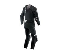 Dainese Laguna Seca 6 1-Teiler Motorrad Lederkombi, schwarz/weiß, Größe 48