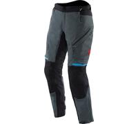 Dainese Mangen Absoluteshell Pro wasserdichte Motorrad Textilhose, grau/schwarz/blau, Größe 62