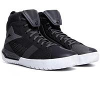 Dainese Metractive Air Shoes, Motorradschuhe Sommer Belüftete, Herren, Schwarz/Schwarz/Weiß, 44