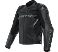 Dainese Racing 4 Lederjacke Schwarz / Schwarz 29