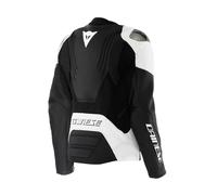 Racing 5 Motorradjacke Damen (Schwarz/Weiß), 46