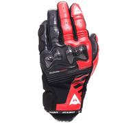 Reacto Carbon Motorradhandschuhe (kurz | schwarz / rot), M