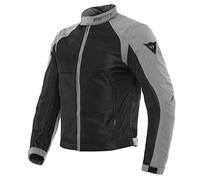 Dainese - Sevilla Air Tex Jacket, Sommer Motorradjacke Herren, Motorrad Jacke Atmungsaktive und Leichte mit Perforiertem Mesh für Maximale Bewegungsfreiheit, Schwarz/Grau