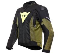 Motorradjacke D-DRY® Mann Dainese SUPER SPRINT Black/Green/Fluo Yellow