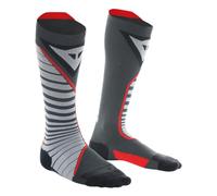 Dainese Thermo Long Socks, Motorrad Thermo Socken Lang Winter, für Damen und Herren, Schwarz/Rot, EU 42-44