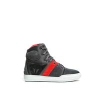 Dainese York Air Lady Shoes, Motorradschuhe Sommer Belüftete, Damen, Phantom/Rot, 37