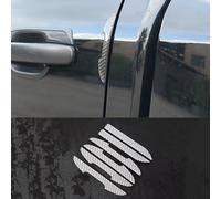 DALIUZEHUI 6 Stück Autotür Kantenschutz für VW Passat, Türkantenschutz Auto Gummi Türkantenschoner Aufkleber Autotüren Kantenschutz Kantenschutz Selbstklebend Zubehör,Silver