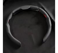 DALIUZEHUI Lenkradbezug für Mercedes Benz CLA Shooting Brake X118 I 2019-2024, Lenkradabdeckung Auto Leder Lenkradbezug rutschfest Steering Wheel Zubehör,Black